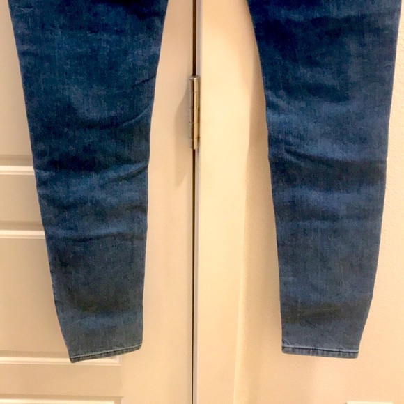 Free People Jeans with Knee Rips, Women's Size 27 L, Denim Blue, New with Tags - Picture 9 of 10